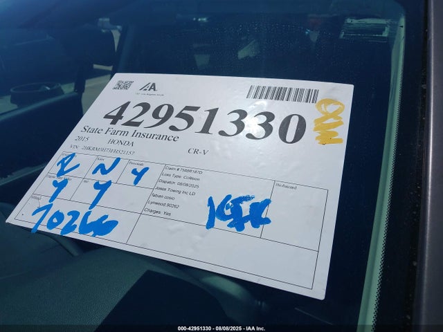Honda k24w9 2015 2HKRM3H73FH521157 Image 16