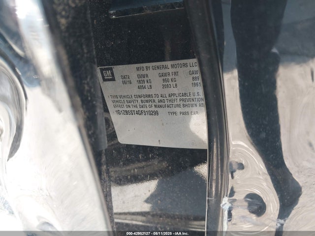 1G1ZB5ST4GF310299 Chevrolet lfv - di: direct injection, vvt, gen1 gmna