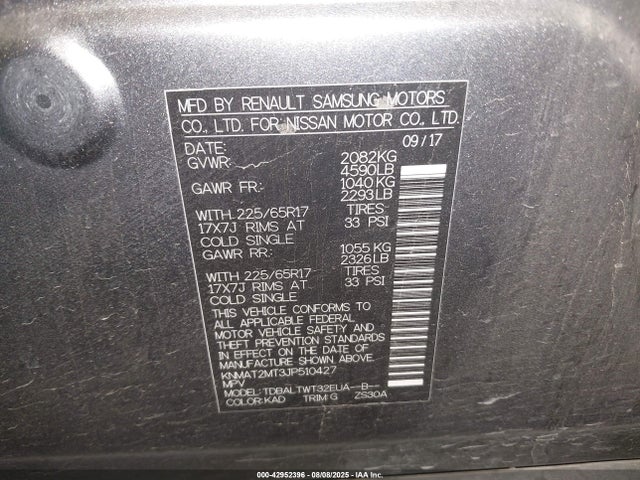 Nissan Rogue 2018 KNMAT2MT3JP510427 Image 9