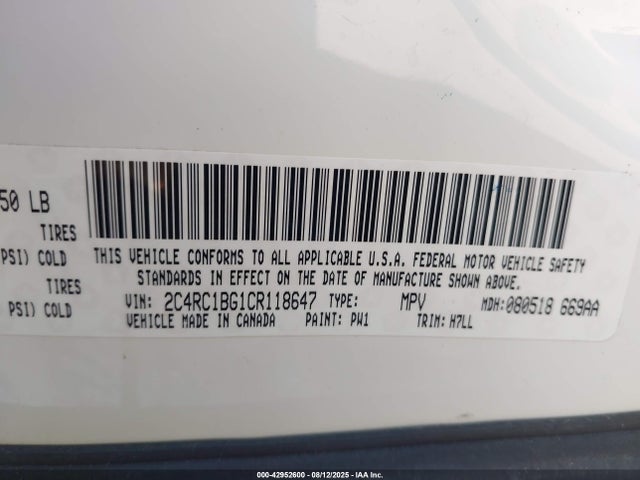 2012 CHRYSLER TOWN & COUNTRY 2C4RC1BG1CR118647 Photo 8