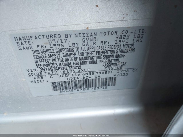 Nissan 2017 2017 3N1AB7AP2HL720212 Image 9