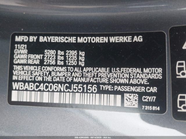 2022 BMW M850I WBABC4C06NCJ55156 Photo 8