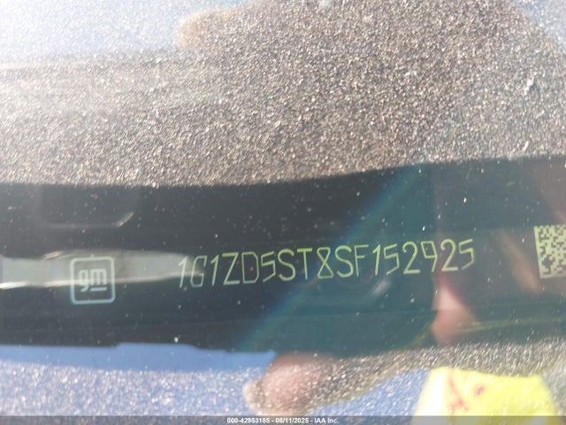1G1ZD5ST8SF152925 Chevrolet lfv