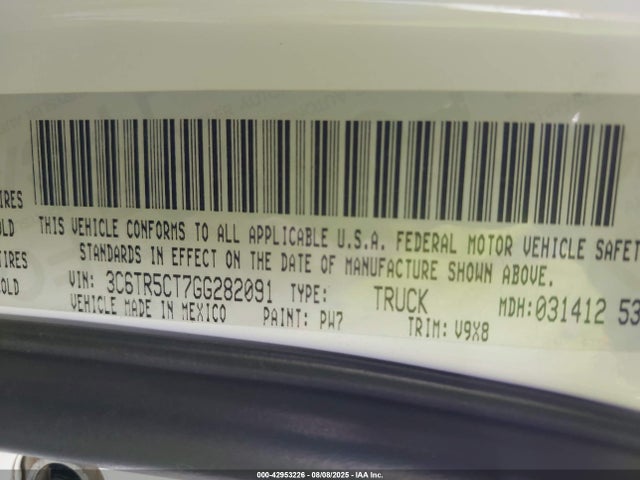 RAM 2500 2016 3C6TR5CT7GG282091 Image 9