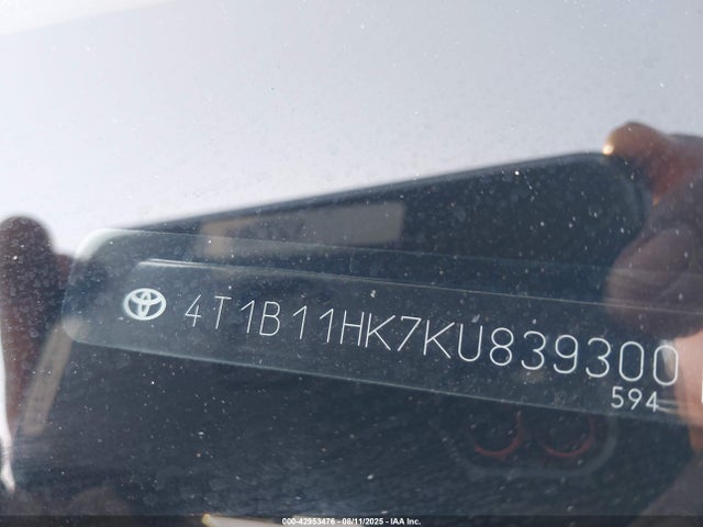 4T1B11HK7KU839300 Toyota a25a-fks