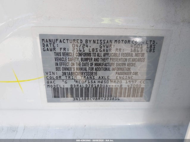 Nissan 2024 2024 3N1AB8CV8RY333816 Image 9