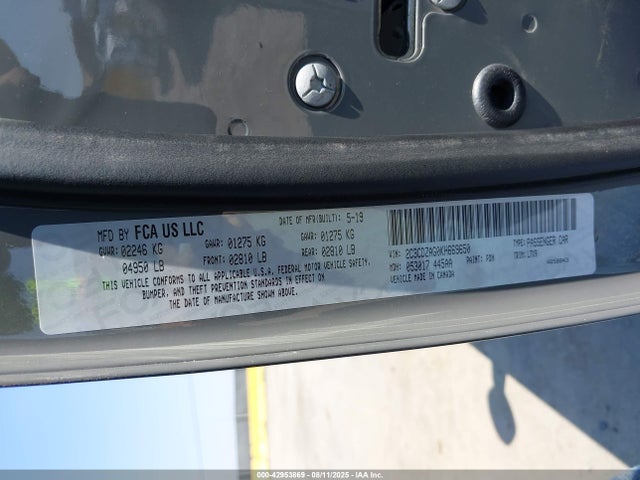 Dodge 2019 2019 2C3CDZAG0KH669650 Image 9