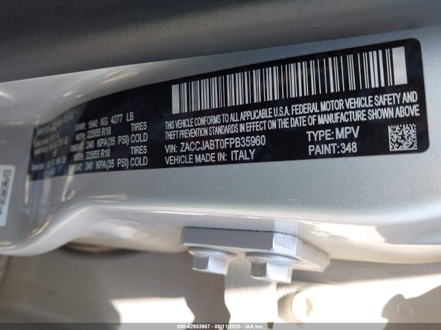 ZACCJABT0FPB35960 Jeep Renegade