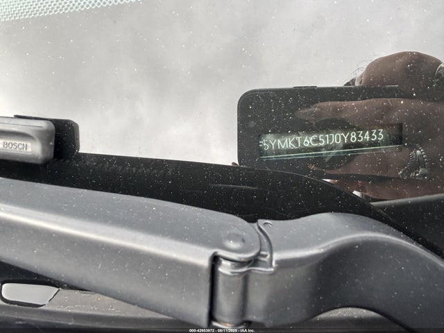 5YMKT6C51J0Y83433 BMW X5