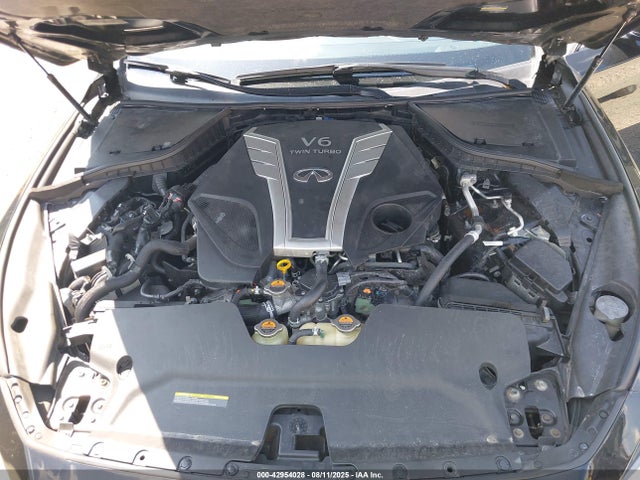 2018 Infiniti Q50 3.0t Luxe მანქანა იყიდება აუქციონზე, vin: JN1EV7AR9JM435934, აუქციონის ნომერი: 42954028