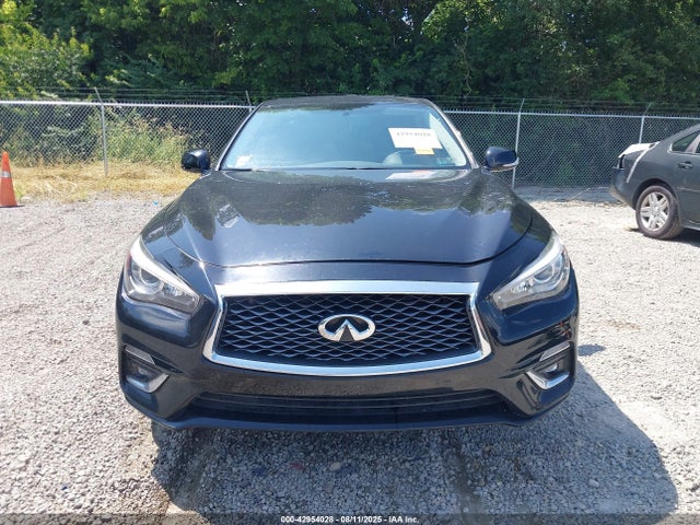 2018 Infiniti Q50 3.0t Luxe მანქანა იყიდება აუქციონზე, vin: JN1EV7AR9JM435934, აუქციონის ნომერი: 42954028