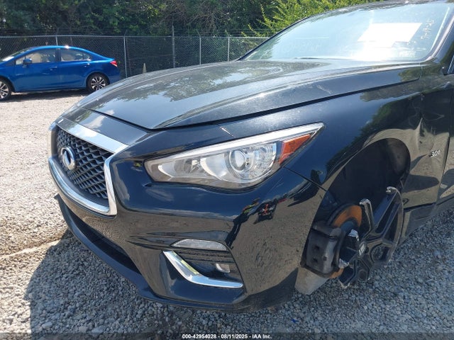 2018 Infiniti Q50 3.0t Luxe მანქანა იყიდება აუქციონზე, vin: JN1EV7AR9JM435934, აუქციონის ნომერი: 42954028