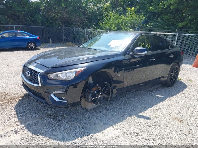 2018 Infiniti Q50 3.0t Luxe მანქანა იყიდება აუქციონზე, vin: JN1EV7AR9JM435934, აუქციონის ნომერი: 42954028