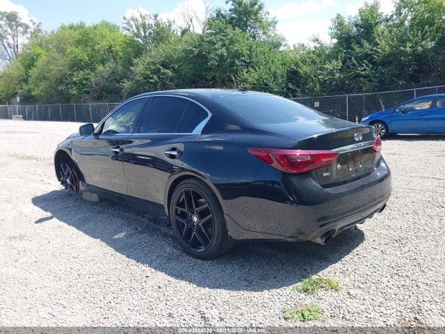 2018 Infiniti Q50 3.0t Luxe მანქანა იყიდება აუქციონზე, vin: JN1EV7AR9JM435934, აუქციონის ნომერი: 42954028