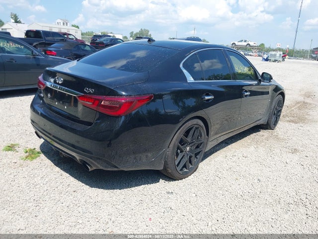 2018 Infiniti Q50 3.0t Luxe მანქანა იყიდება აუქციონზე, vin: JN1EV7AR9JM435934, აუქციონის ნომერი: 42954028