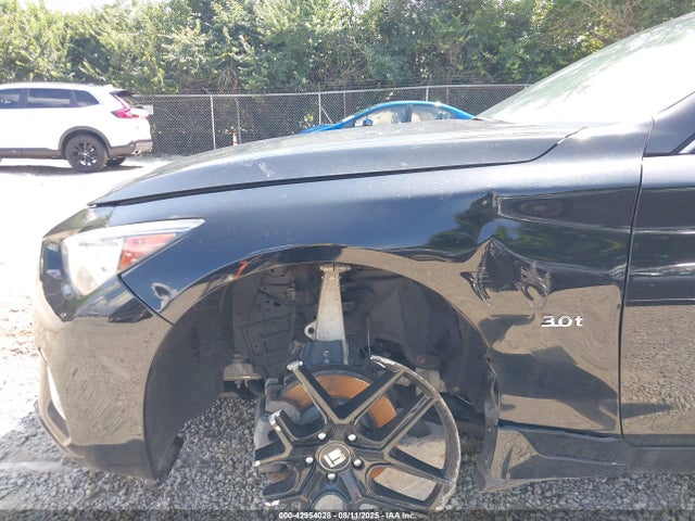 2018 Infiniti Q50 3.0t Luxe მანქანა იყიდება აუქციონზე, vin: JN1EV7AR9JM435934, აუქციონის ნომერი: 42954028