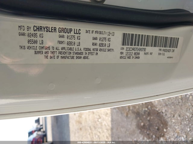 2014 Chrysler 300 მანქანა იყიდება აუქციონზე, vin: 2C3CCARG7EH203792, აუქციონის ნომერი: 42954031