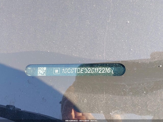1GCGTDE32G1122167 Chevrolet lfx - sidi, vvt, e85 max, aluminum