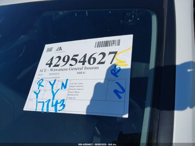 JTDAAAAA2PA008538 Toyota 3km