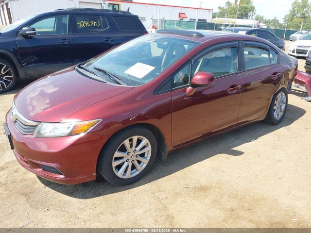 42954700 :رقم المزاد ، 19XFB2F9XCE045125 vin ، 2012 Honda Civic Ex-l مزاد بيع