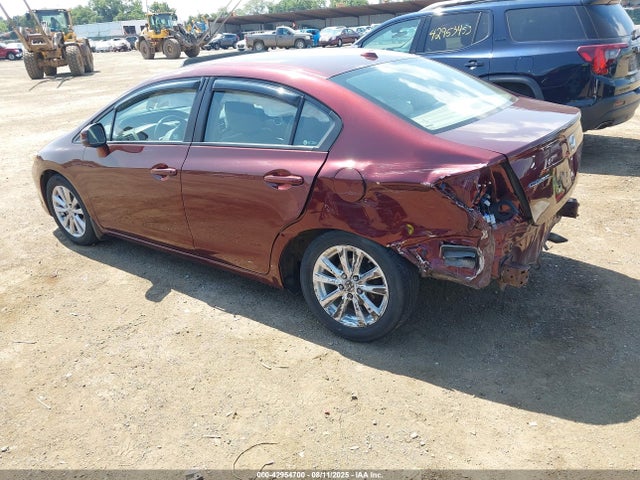 42954700 :رقم المزاد ، 19XFB2F9XCE045125 vin ، 2012 Honda Civic Ex-l مزاد بيع