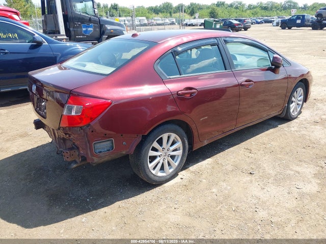42954700 :رقم المزاد ، 19XFB2F9XCE045125 vin ، 2012 Honda Civic Ex-l مزاد بيع