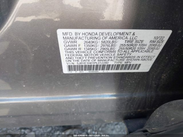 2023 ACURA MDX 5J8YE1H01PL012280 Photo 8
