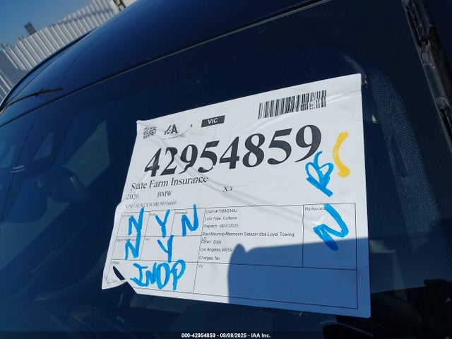 5UXTY3C08L9D36600 BMW X3