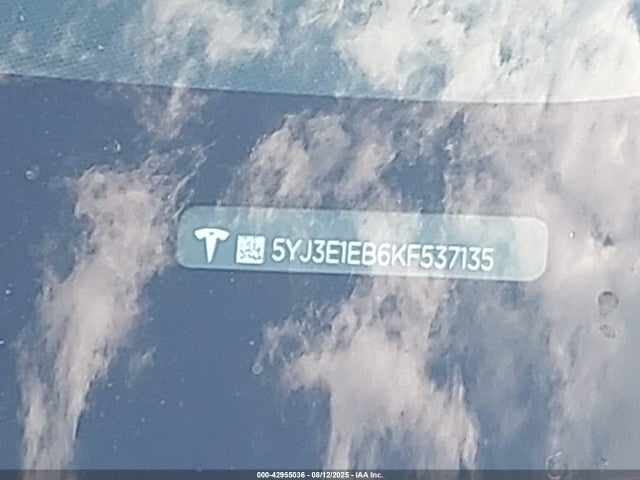 2019 TESLA MODEL 3 5YJ3E1EB6KF537135 Photo 8