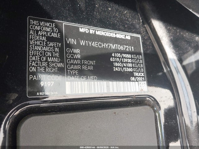 Mercedes-Benz om642 2021 W1Y4ECHY7MT067211 Image 9