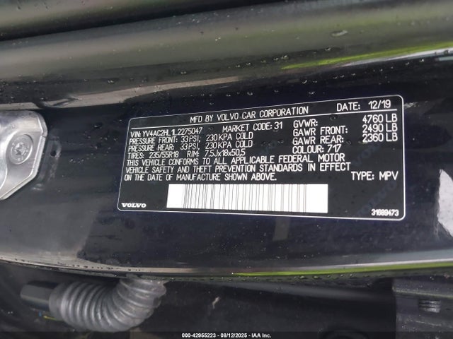 2020 VOLVO XC40 YV4AC2HL1L2275047 Photo 8