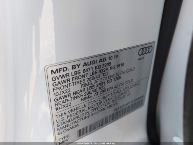 2020 AUDI Q8 WA1CVAF11LD008586 Photo 8