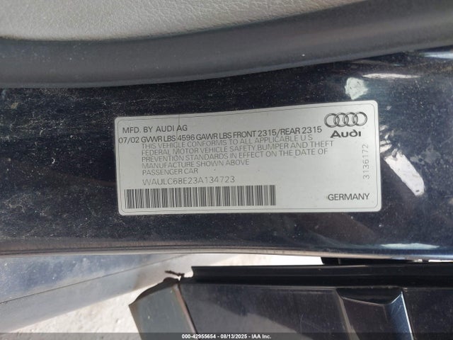 2003 AUDI A4 WAULC68E23A134723 Photo 8