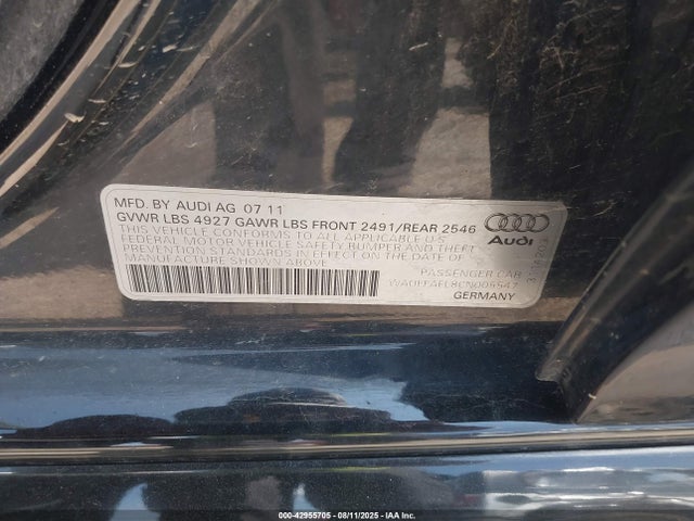 2012 AUDI A4 WAUFFAFL8CN005547 Photo 8