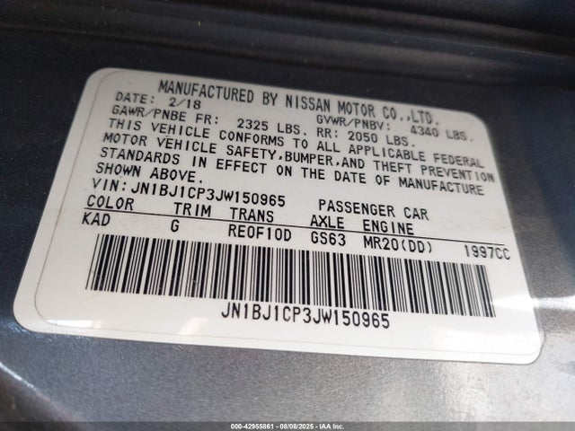 2018 NISSAN ROGUE SPORT JN1BJ1CP3JW150965 Photo 8