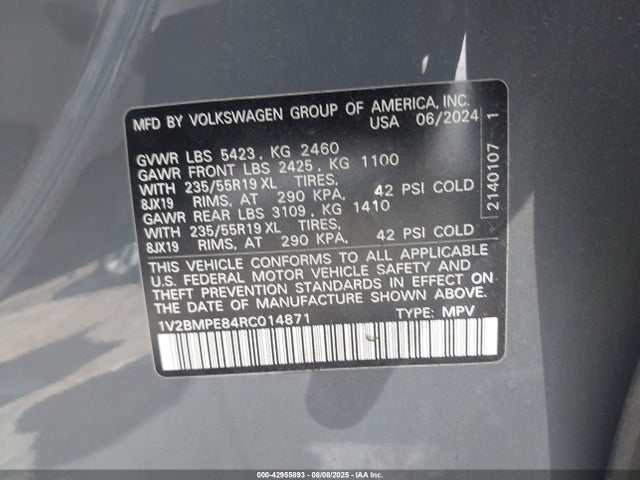 Volkswagen ID.4 2024 1V2BMPE84RC014871 Image 9