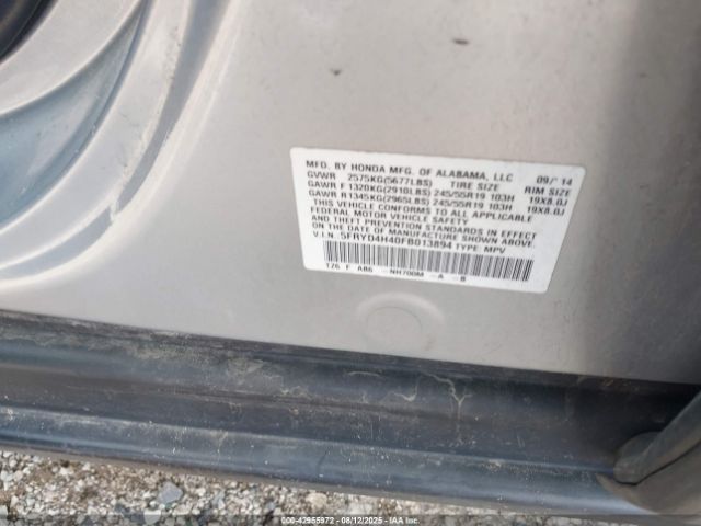 2015 ACURA MDX 5FRYD4H40FB013894 Photo 8