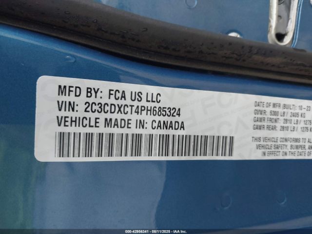 2023 DODGE CHARGER 2C3CDXCT4PH685324 Photo 8