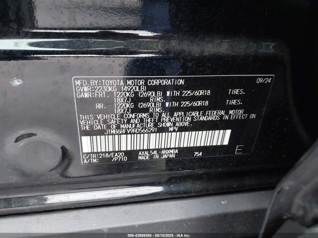 Toyota a25a-fxs 2024 JTMB6RFV9RD566291 Image 9