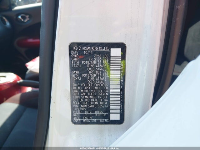 JN8AF5MRXET355213 Nissan 2014