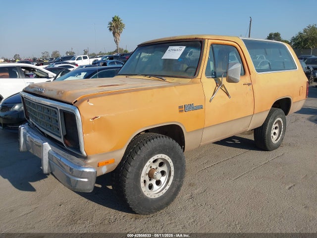 Aukcja sprzedaży 1982 Dodge Ramcharger Aw-100, vin: 1B4GW12R5CS265968, numer aukcji: 42956533