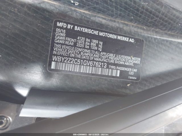 2016 BMW I8 WBY2Z2C51GV676213 Photo 8