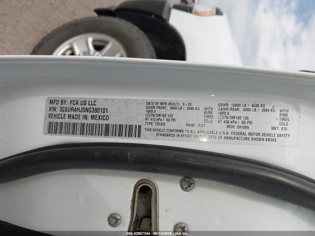 RAM 2500 2022 3C6UR4HJ5NG390101 Image 8