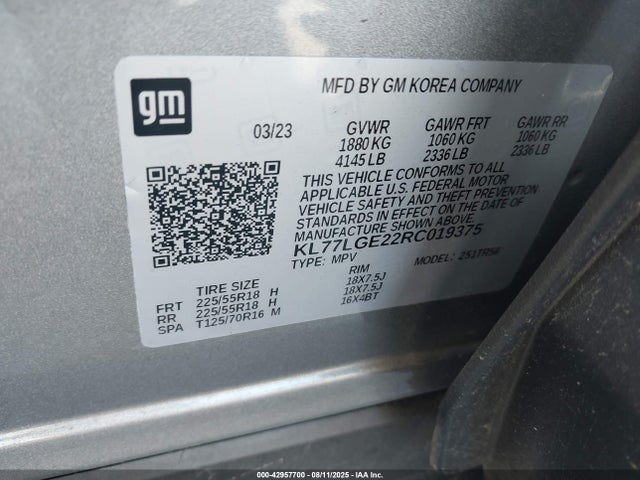 Chevrolet lih 2024 KL77LGE22RC019375 Image 9