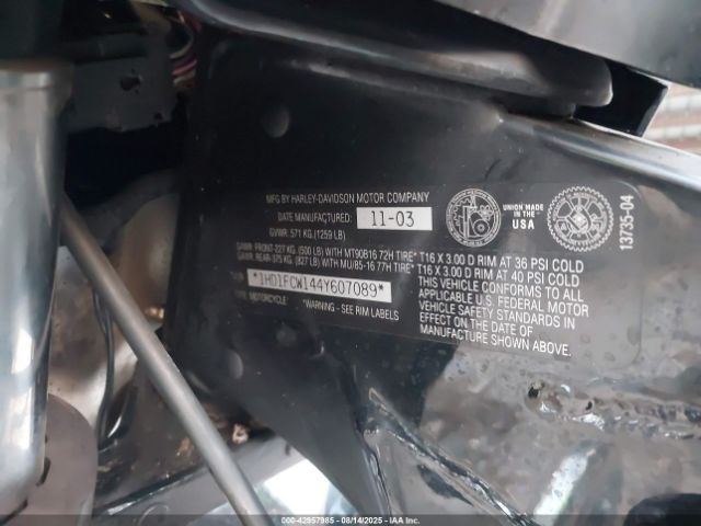 2004 HARLEY-DAVIDSON FLHTCUI 1HD1FCW144Y607089 Photo 9