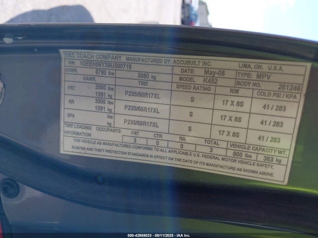 2006 CADILLAC DTS 1GEEH06YX6U500719 Photo 8