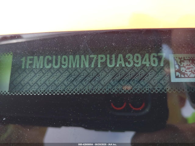 1FMCU9MN7PUA39467 Ford dragon gtdi