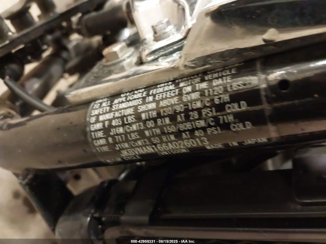 2006 KAWASAKI VN1500 JKBVNAN166A026013 Photo 9