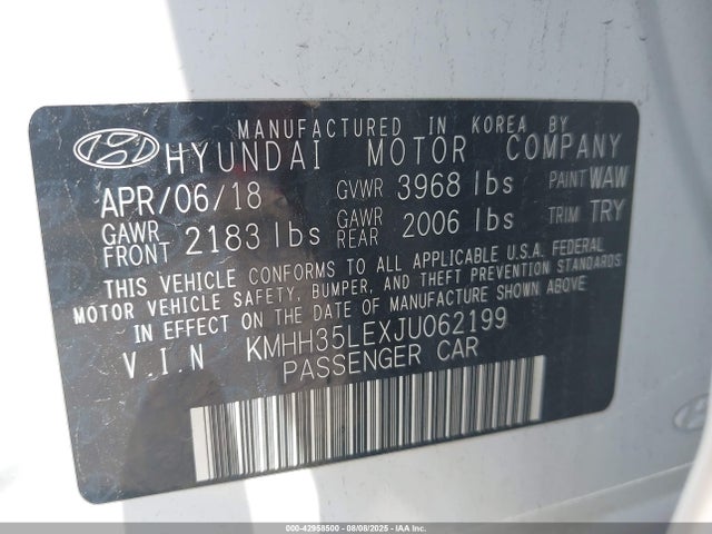 Hyundai gdi nu 2018 KMHH35LEXJU062199 Image 9