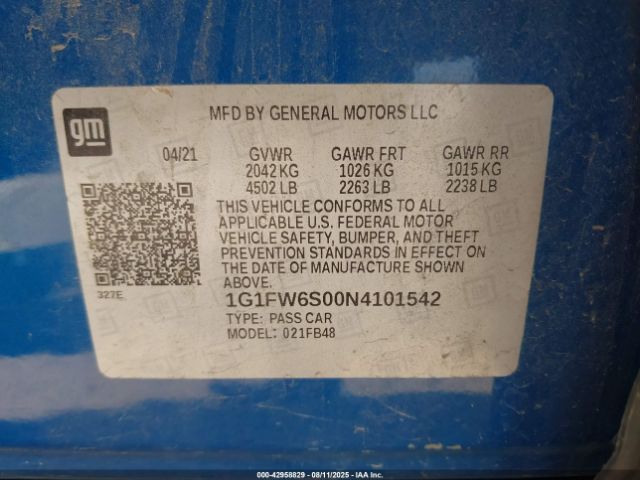 2022 CHEVROLET BOLT EV 1G1FW6S00N4101542 Photo 8